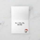 Carte de voeux pliée Volleyball (Intérieur)