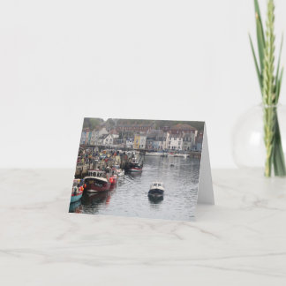 Carte de voeux pliée Weymouth Dorset