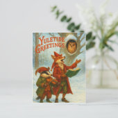 Carte de voeux pliée Yuletide (Debout devant)