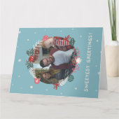 Carte de voeux pliée Yuletide Sweetest (Devant)