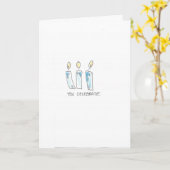 Carte de vœux pliées (Fleur jaune)