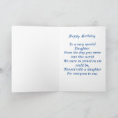 Carte de vœux pliées (Intérieur)