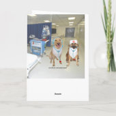 Carte de vœux pliées (Dos)