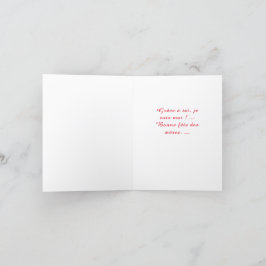 Carte de voeux pliées kaart