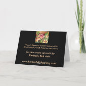 Carte de voeux : "Plumeria de Vivian" (Dos)