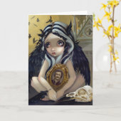 Carte de voeux "Plus" (Fleur jaune)