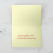 Carte de voeux Poem and Blossoms (Intérieur)