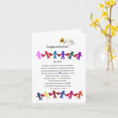 Carte De Voeux Poème Inspirationnelle (Fleur jaune)