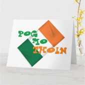 Carte de voeux POG MO THOIN Jumbo (Fleur jaune)