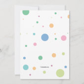 Carte de voeux Pois d'accueil (Dos)