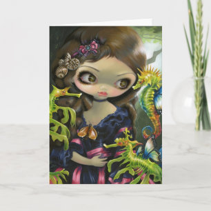 Carte de voeux "Poissons Volants : L'Hippocampe"