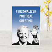 Carte de voeux politique personnalisée (Fleur jaune)