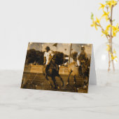 Carte de voeux Polo (Fleur jaune)