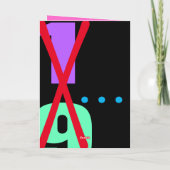 Carte de voeux POP personnalisée 20e anniversaire (Dos)