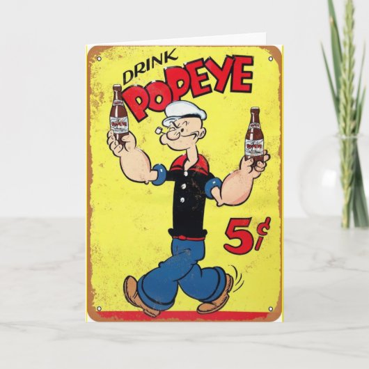 Carte de voeux Popeye (Devant)
