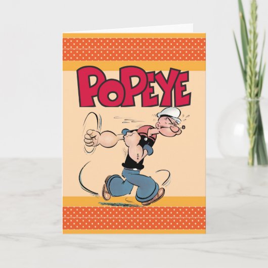 Carte de voeux Popeye (Devant)