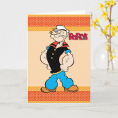 Carte de voeux Popeye (Fleur jaune)