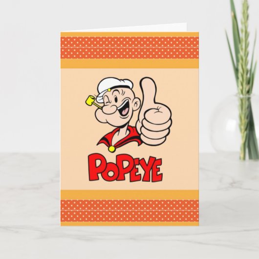 Carte de voeux Popeye (Devant)