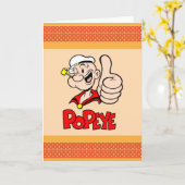 Carte de voeux Popeye (Fleur jaune)