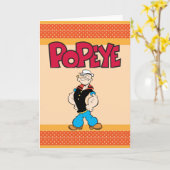 Carte de voeux Popeye (Fleur jaune)