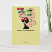 Carte de voeux Popeye (Dos)