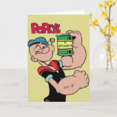 Carte de voeux Popeye (Fleur jaune)
