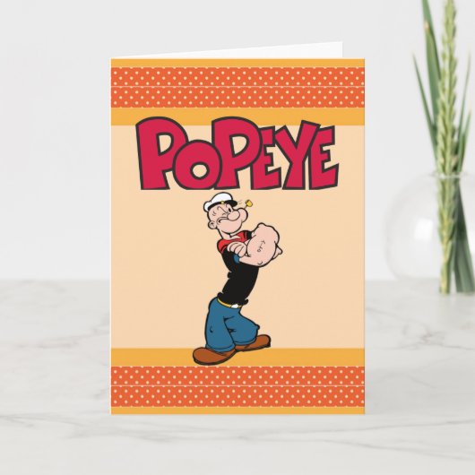 Carte de voeux Popeye (Devant)