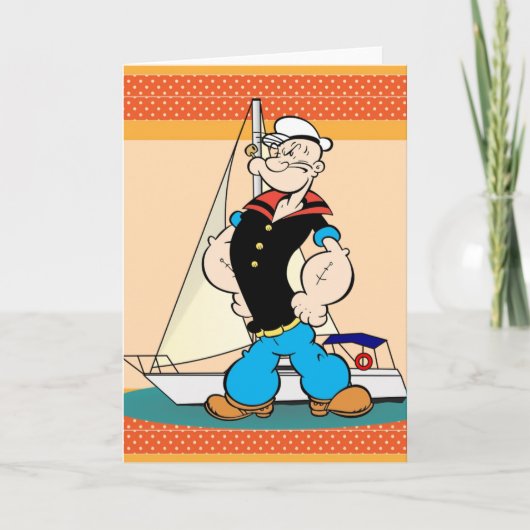 Carte de voeux Popeye (Devant)
