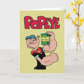 Carte de voeux Popeye (Fleur jaune)
