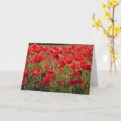 Carte de voeux Poppies (Fleur jaune)