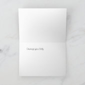 Carte de voeux - Portofino, Italie (Intérieur)