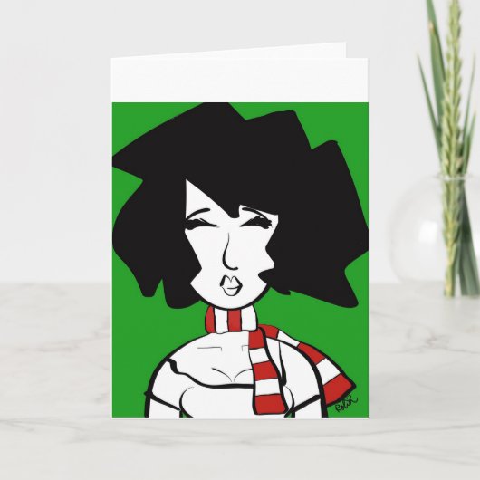 Carte de voeux Portra Doodle (Devant)