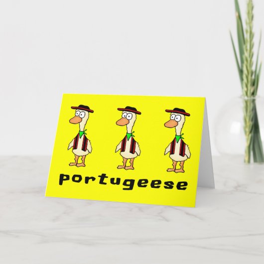 Carte de voeux portugaise (Devant)