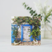 Carte de voeux Portugal Porte (Debout devant)