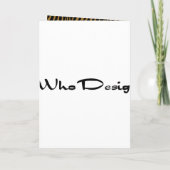 Carte de voeux Poster de animal noir photo (Dos)