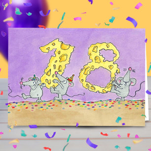carte de voeux pour 18 ANS par Nicole Janes