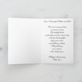 Carte de voeux pour 30 ans de mariage en damas (Intérieur)