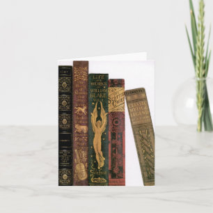 Carte de vœux pour amateur de livres