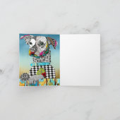 Carte de voeux pour animaux de compagnie de chien (Intérieur)