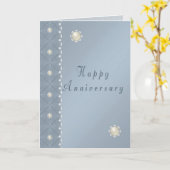 Carte de voeux pour anniversaire de mariage (Fleur jaune)