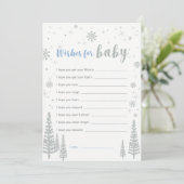 Carte de vœux pour bébé, jeu de fête de naissance (Debout devant)