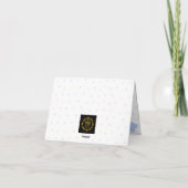 Carte de voeux pour bébé nouveau-né (Dos)