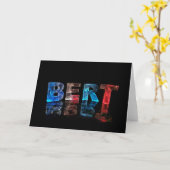 Carte de voeux pour Bert (Fleur jaune)