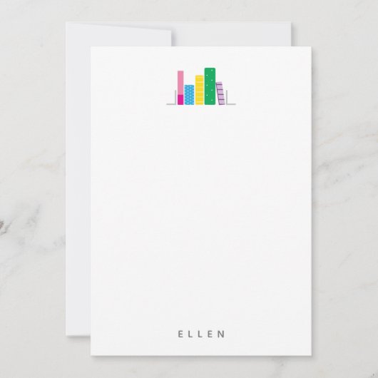 Carte de vœux pour bibliophile (Devant)