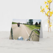 Carte de voeux pour cavalier (Fleur jaune)