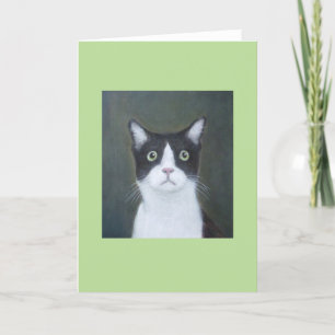 Carte de vœux pour chat inquiet