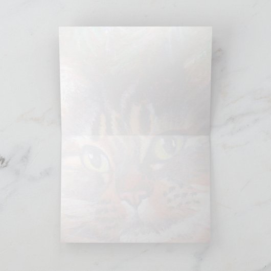 Carte de voeux pour chat Noël (Intérieur)