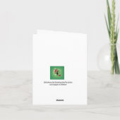 Carte de voeux pour chat Noël (Dos)