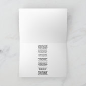 Carte de vœux pour chat Toutes choses belles et lu (Intérieur)