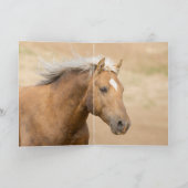 Carte de voeux pour Cheval sauvage de la Fierté de (Intérieur)